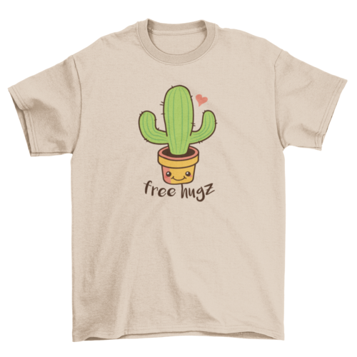 Premium Cactus Hugs Tee - Ultimate Comfort & Style