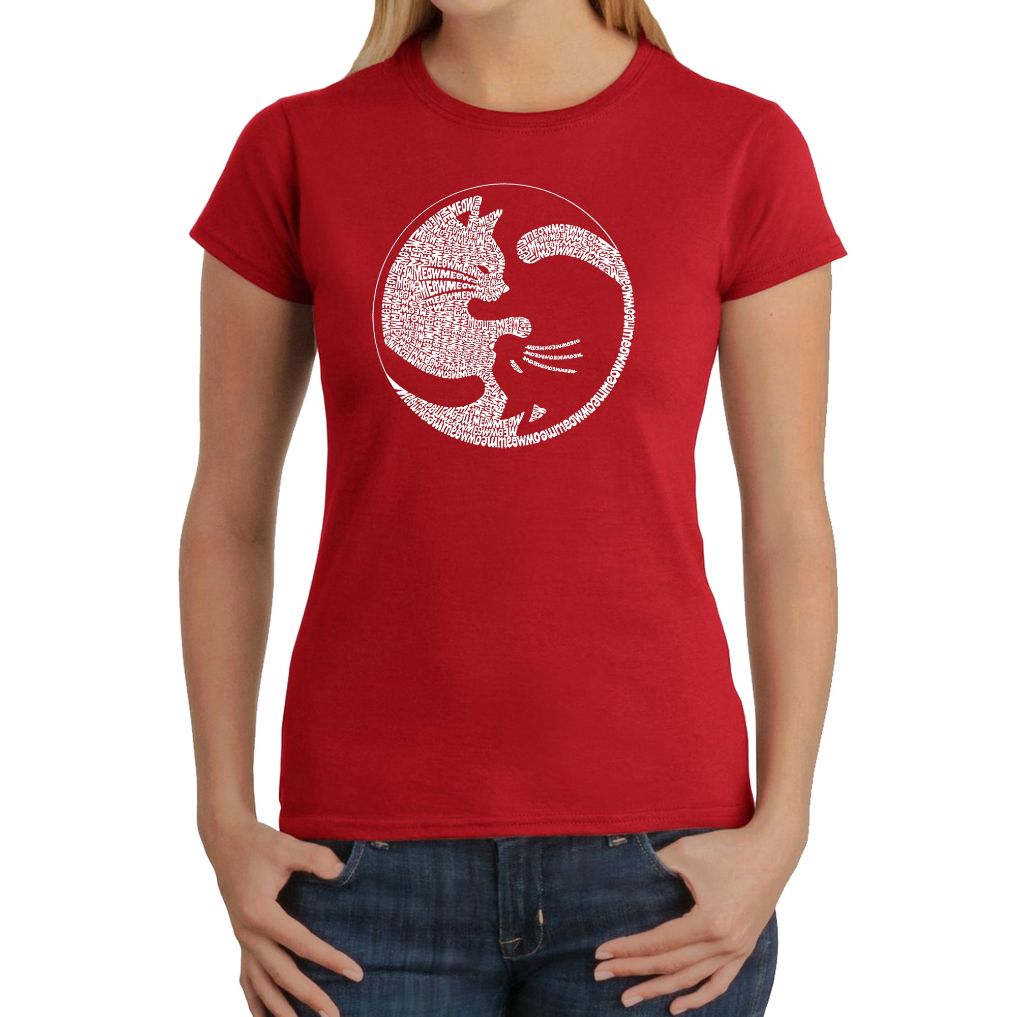 Ultimate Yin Yang Cat - Women's Premium Word Art T-Shirt