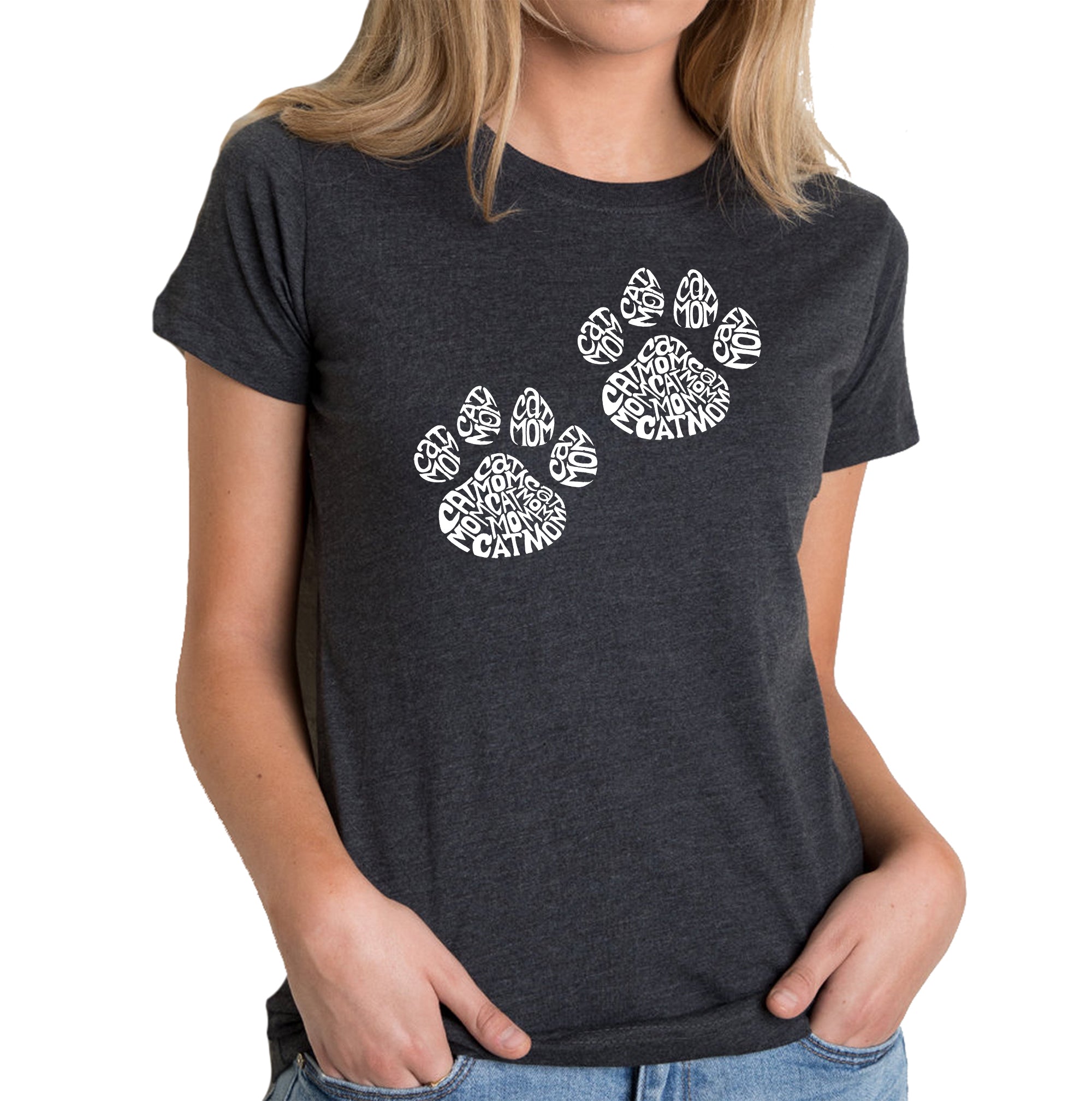 Ultimate Cat Mom Women's Premium Word Art T-Shirt