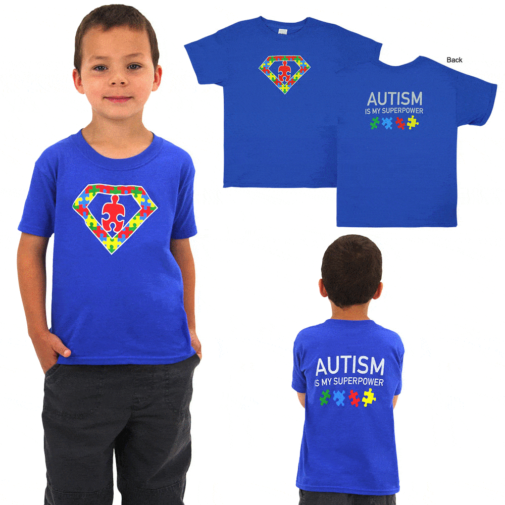 Premium Autism Superpower Youth T-Shirt - Embrace Uniqueness