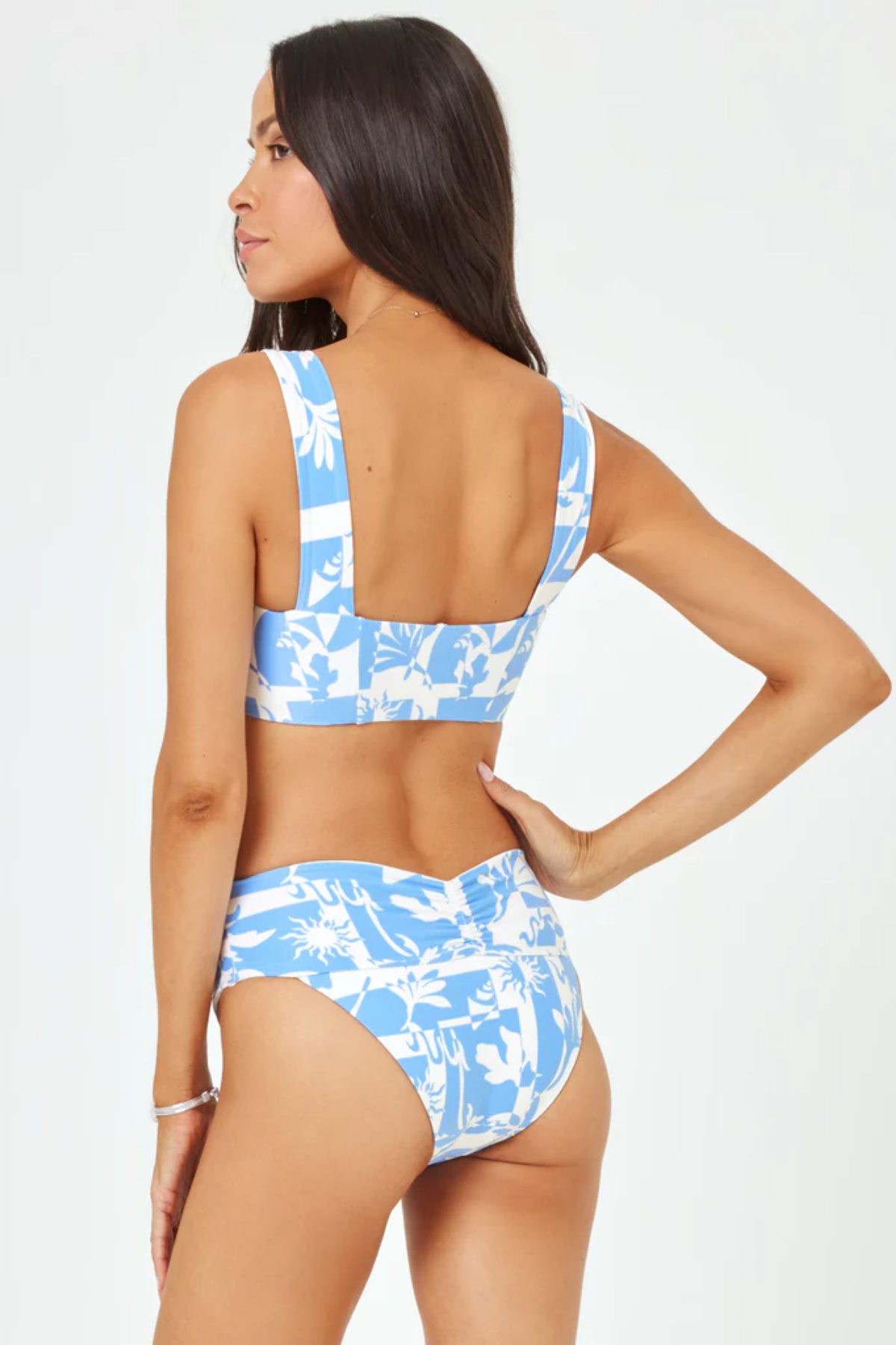 Premium Printed Marlee Bikini Top - Sunshine Express Design