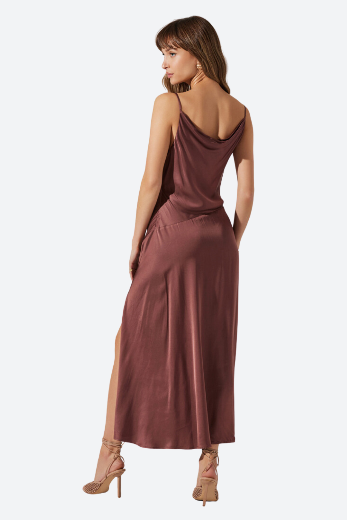 Premium ASTR Glynis Maxi Dress in Mulberry - Elegant & Timeless