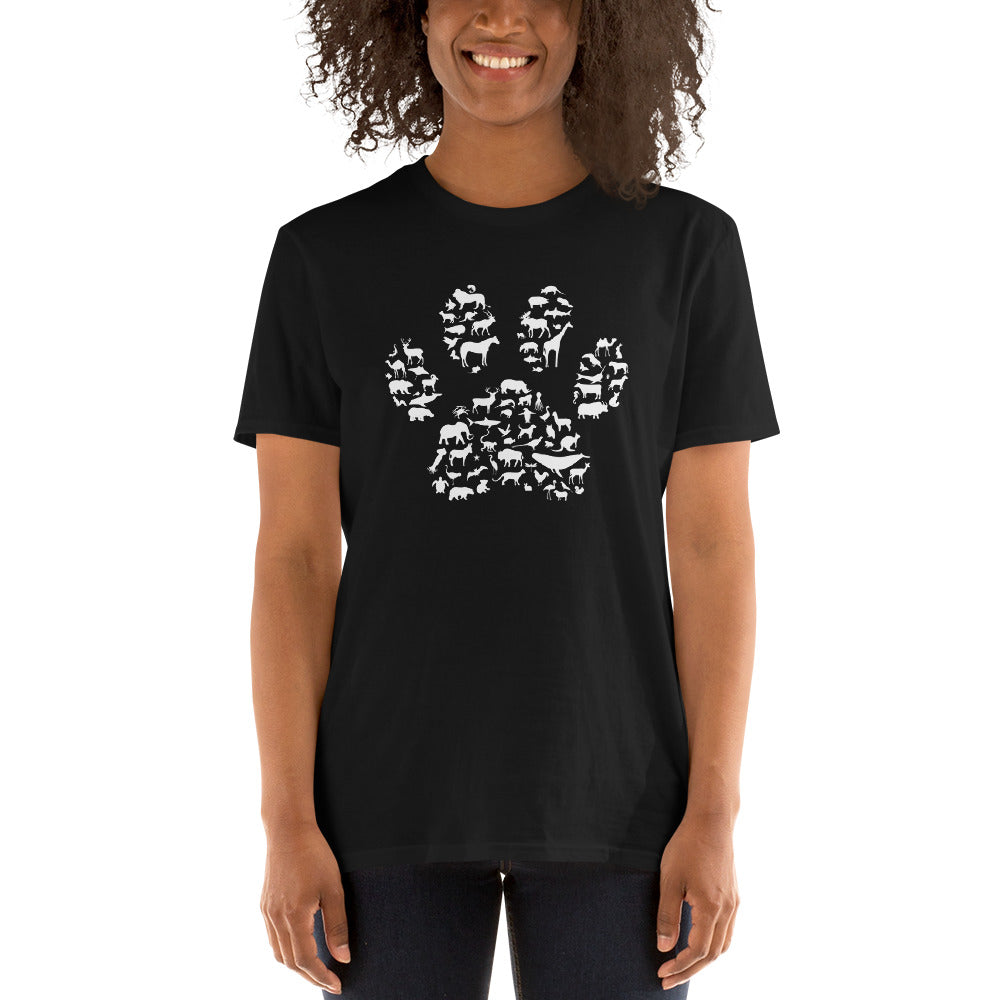 Premium Animal Lover's Paw Print Tee - Ultimate Comfort & Style