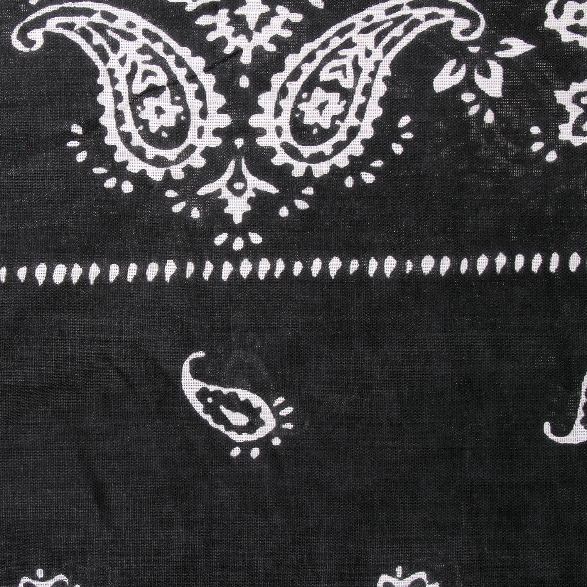 Premium Charcoal Paisley Cotton Shawl - Handcrafted in India