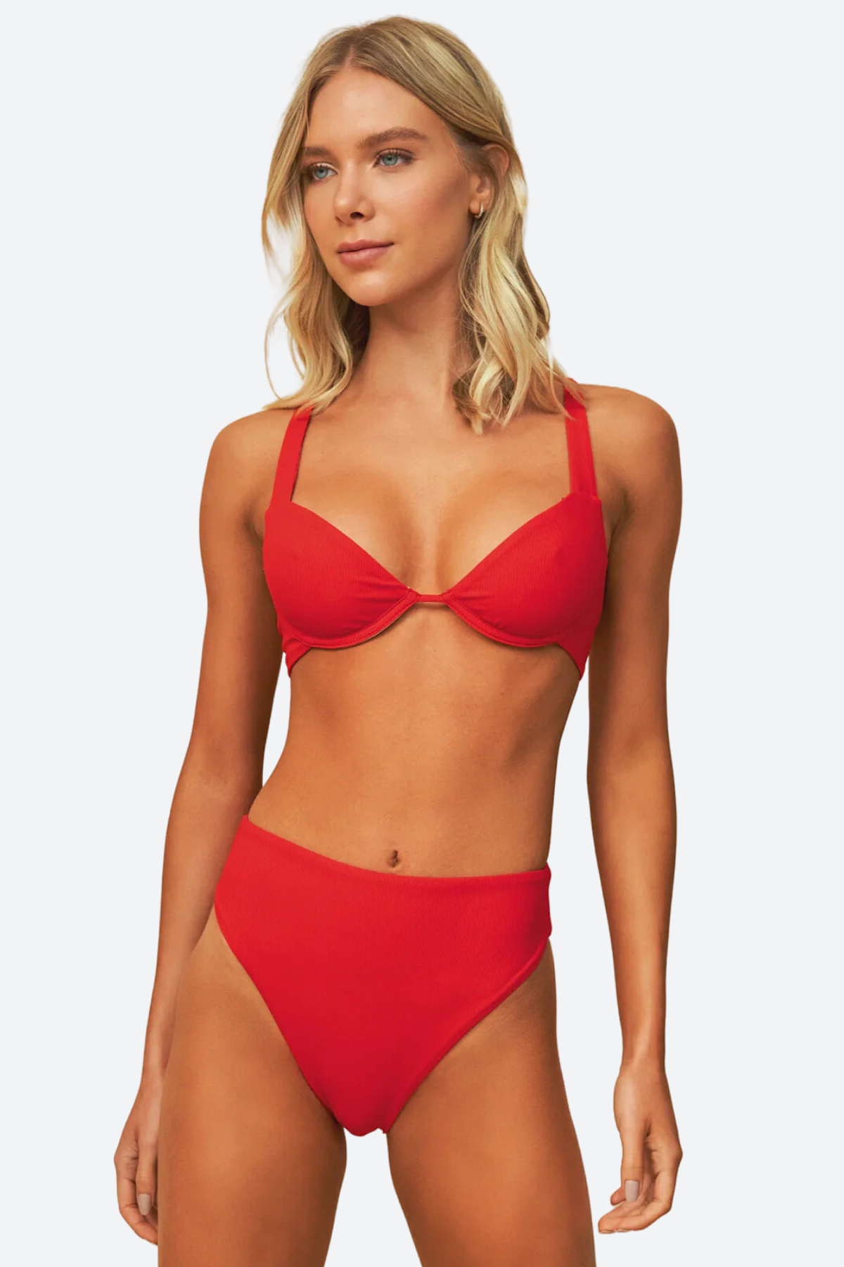 Maaji Ultimate Scarlet Red Sully Bikini Bottom - Reversible & High-Rise