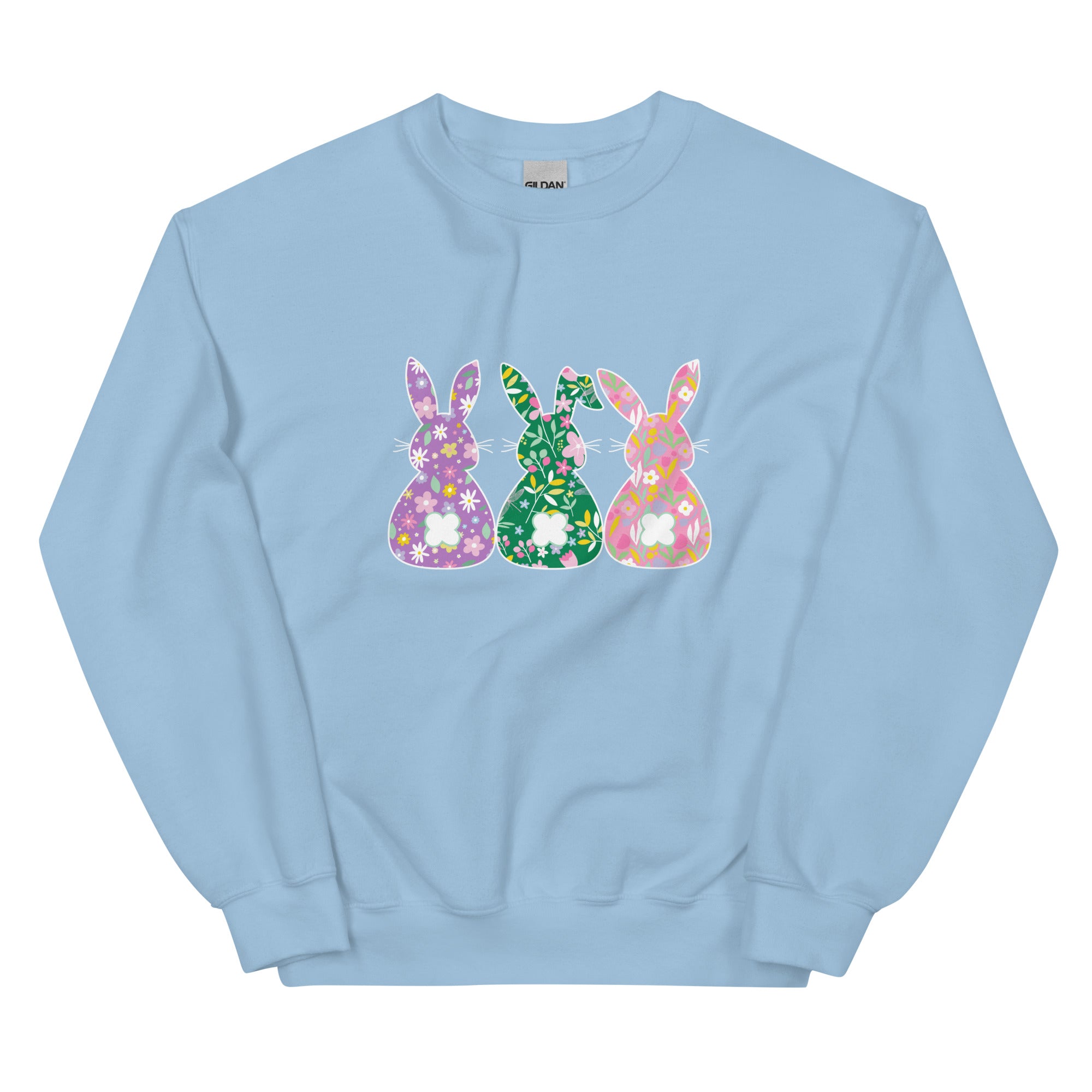 Premium Whimsical Bunnies Crewneck Sweatshirt - Ultimate Spring Style