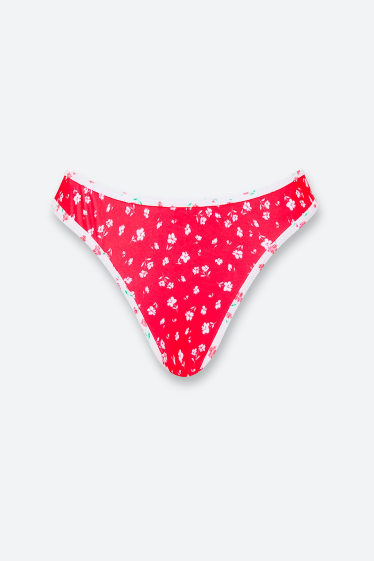 Kulani Kinis Premium Full Coverage Bikini Bottom - Cherry Cove | Modest & Flirty Swimwear