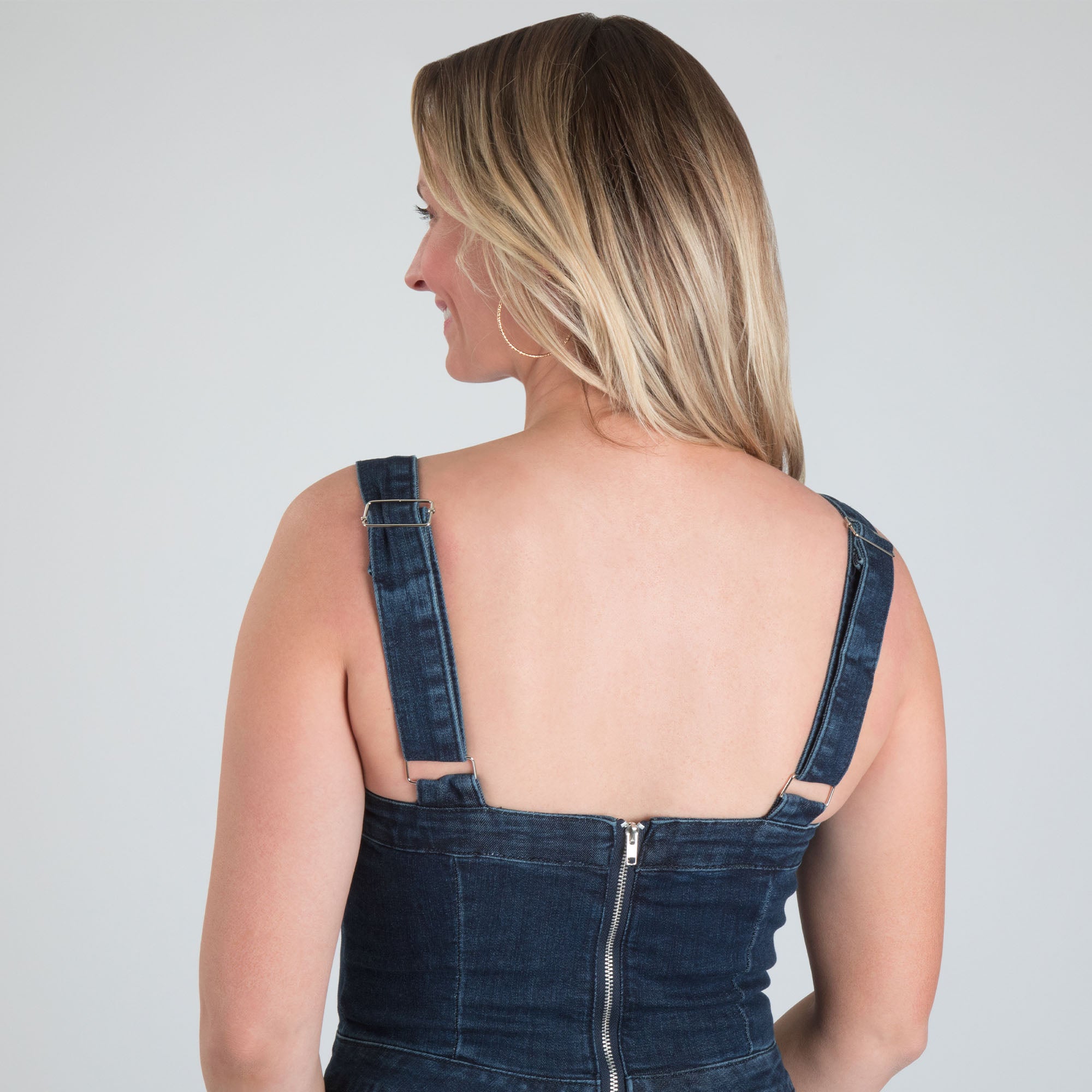 Premium Retro Denim Flare Jumpsuit - Ultimate Comfort & Style