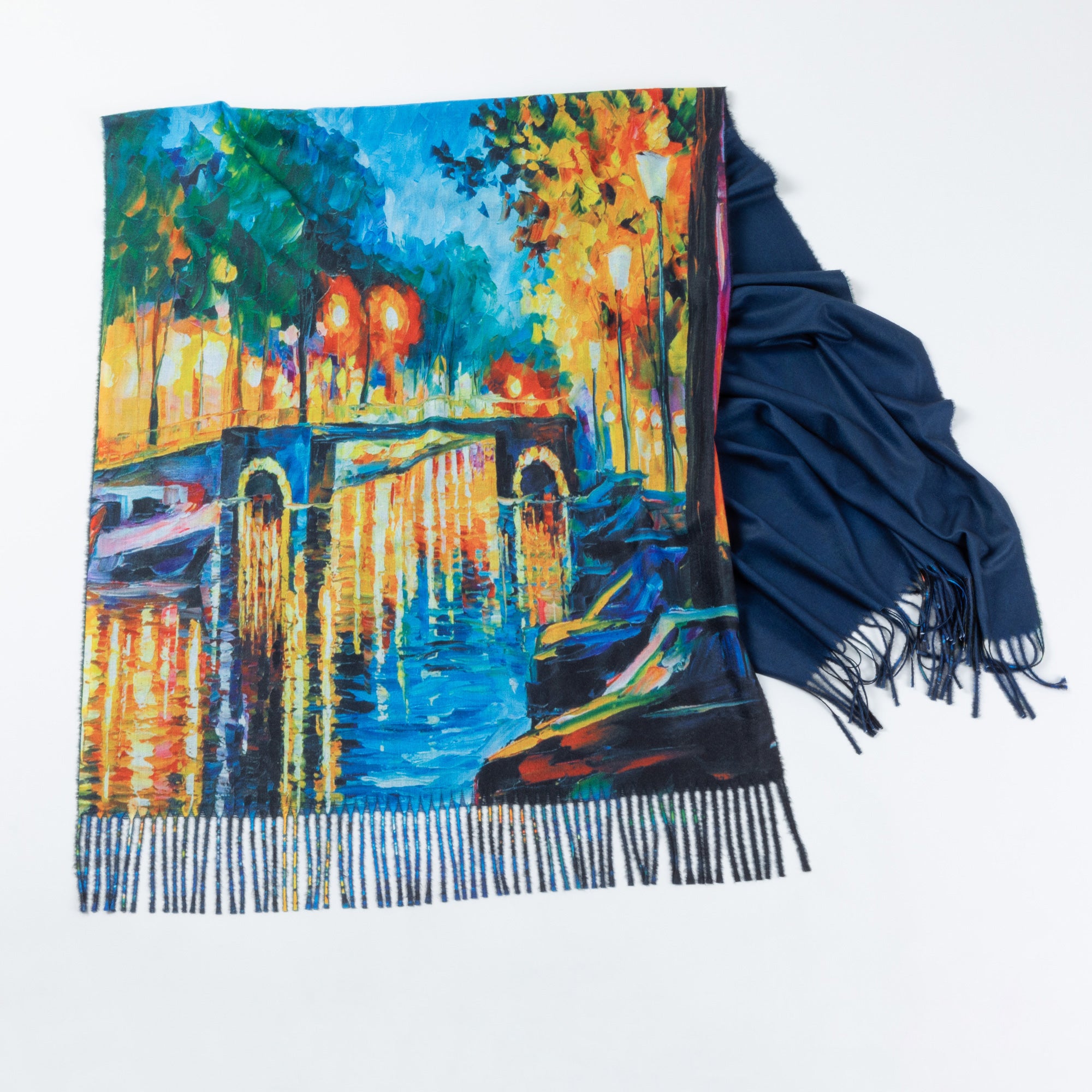 Premium Artistic Masterpiece Scarf – Van Gogh Inspired