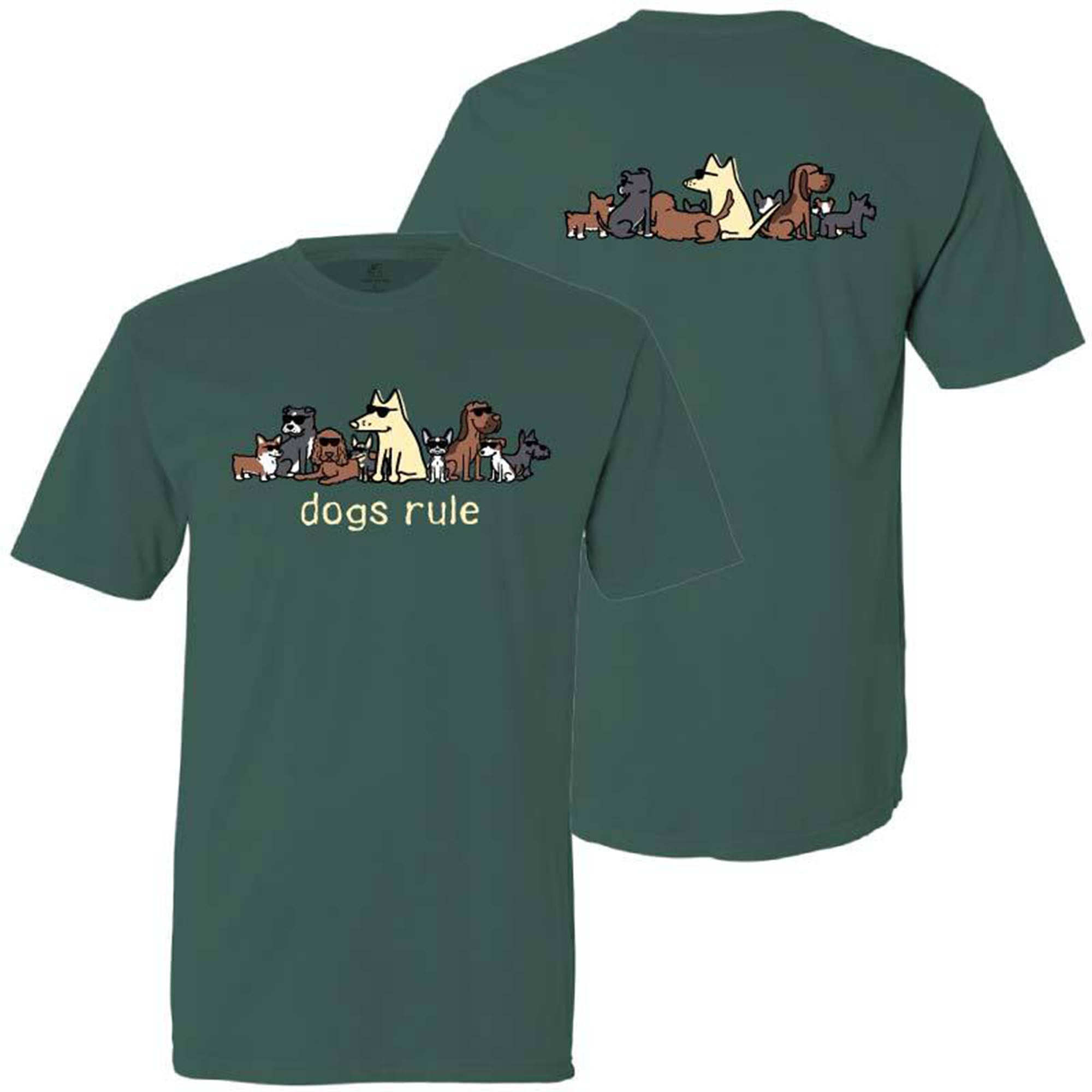 Premium 'Dogs Rule' Unisex T-Shirt by Teddy the Dog