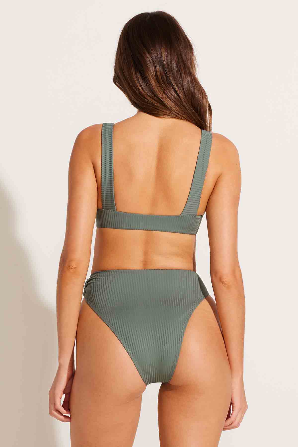 Premium Vitamin A Skylar Bikini Top - Sea Green