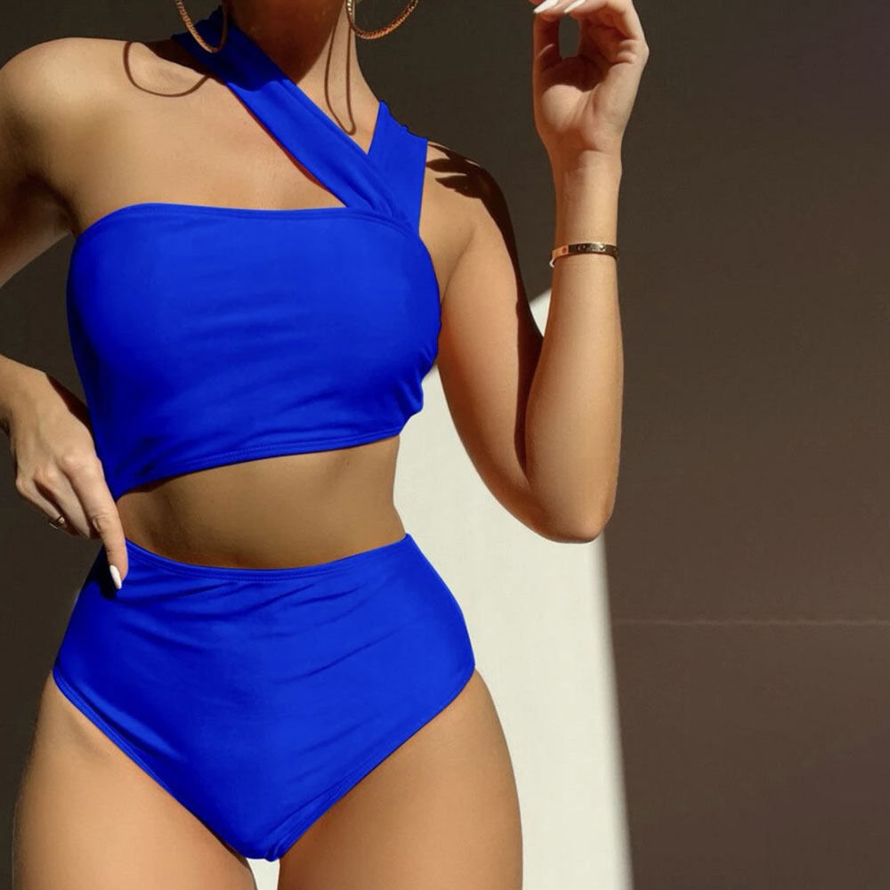 Ultimate Asymmetrical Cut-Out High-Waist Brazilian One-Piece Swimsuit