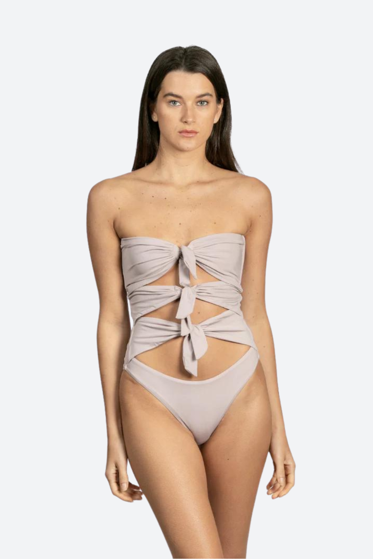 SANLIER Premium Santa Cruz One-Piece Swimsuit in Lilac