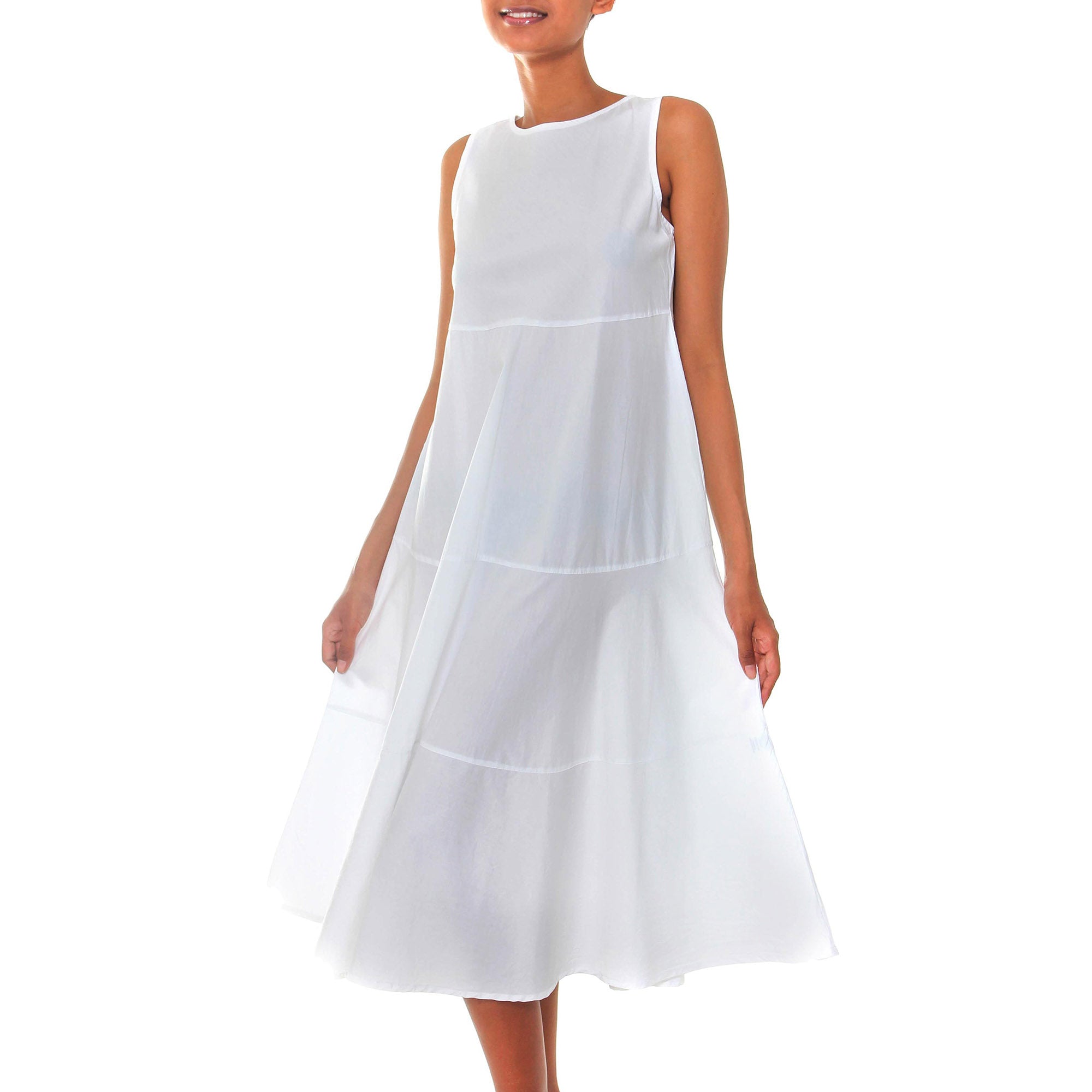 Premium Cotton Tiered Sun Dress